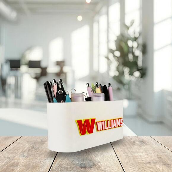 Personalized Washington Commanders Desk Organizer, Commanders Desk Decor - Picture 5 of 10